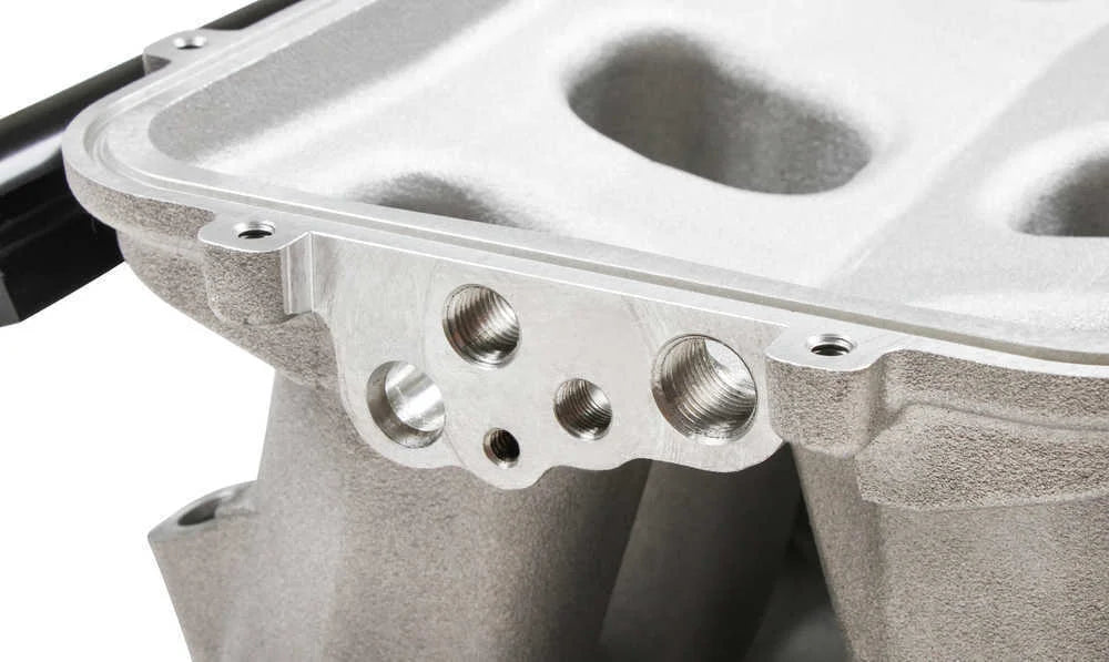 Holley EFI 8.2" Hi-Ram Intake Manifold 95mm Throttle Body Flange Top. 300-272 fits Ford SBF / LS - Additional View 10
