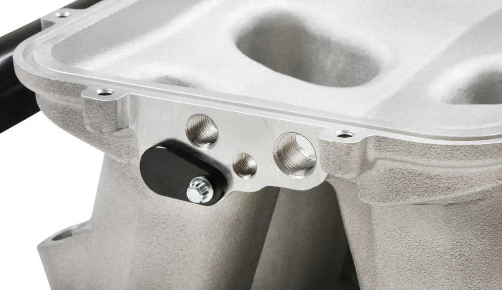 Holley EFI 8.2" Hi-Ram Intake Manifold 95mm Throttle Body Flange Top. 300-272 fits Ford SBF / LS - Additional View 11