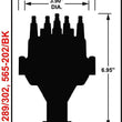 Load image into Gallery viewer, Holley EFI Dual Sync Distributor 565-202 fits Ford 302 - Installation View