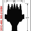 Load image into Gallery viewer, Holley EFI Dual Sync Distributor 565-210 fits Ford 351C / 400M / 429-460 - Additional View 9