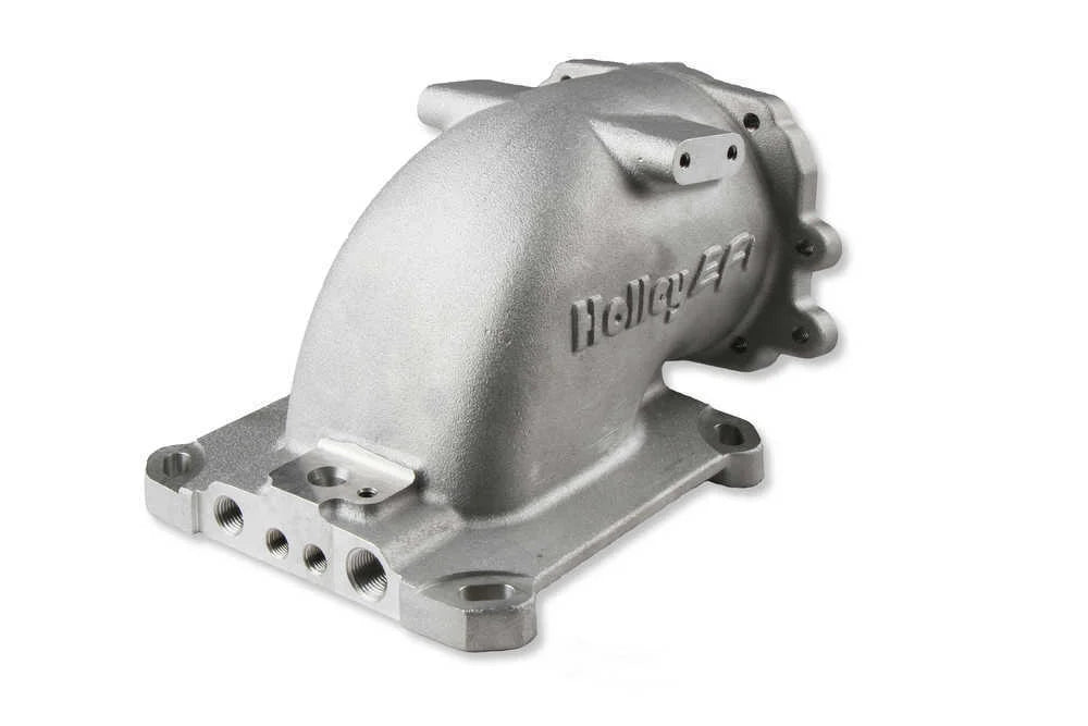 Holley EFI EFI Throttle Body Intake Elbow 4150 300-240F fits Ford - Back View
