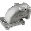 Load image into Gallery viewer, Holley EFI EFI Throttle Body Intake Elbow 4150 - Black Finish 300-240BK fits GM LS - Side View