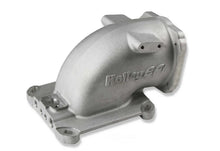 Load image into Gallery viewer, Holley EFI EFI Throttle Body Intake Elbow 4150 - Black Finish 300-240BK fits GM LS - Side View