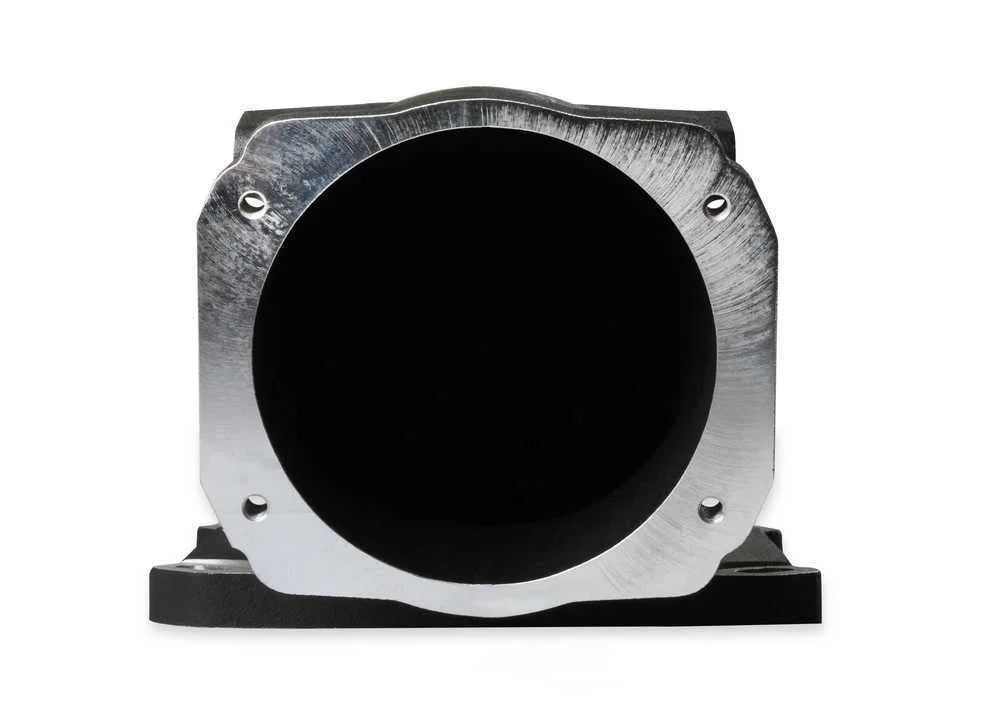 Holley EFI EFI Throttle Body Intake Elbow 4150 - Black Finish 300-240BK fits GM LS - Additional View 9