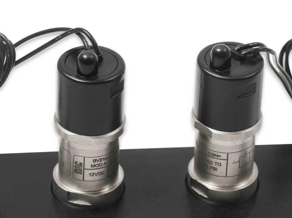 Holley EFI High Flow Dual Solenoid Boost Control Kit 557-201 - Back View