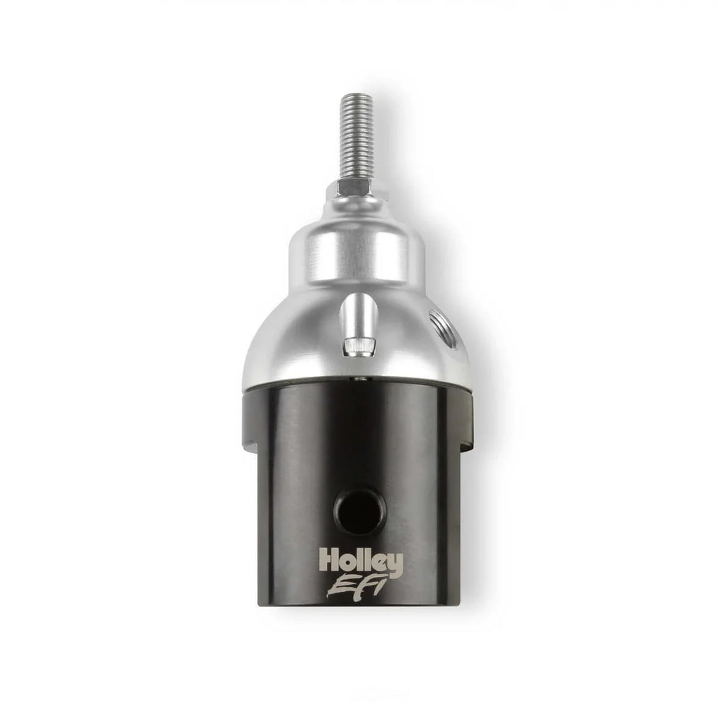 Holley EFI Holley EFI 15-90 PSI Fuel Regulator 8AN Boost Reference 1:1 12-895 - Side View