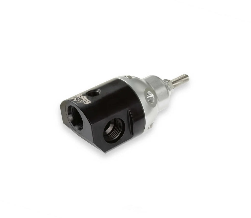 Holley EFI Holley EFI 15-90 PSI Fuel Regulator 8AN Boost Reference 1:1 12-895 - Back View