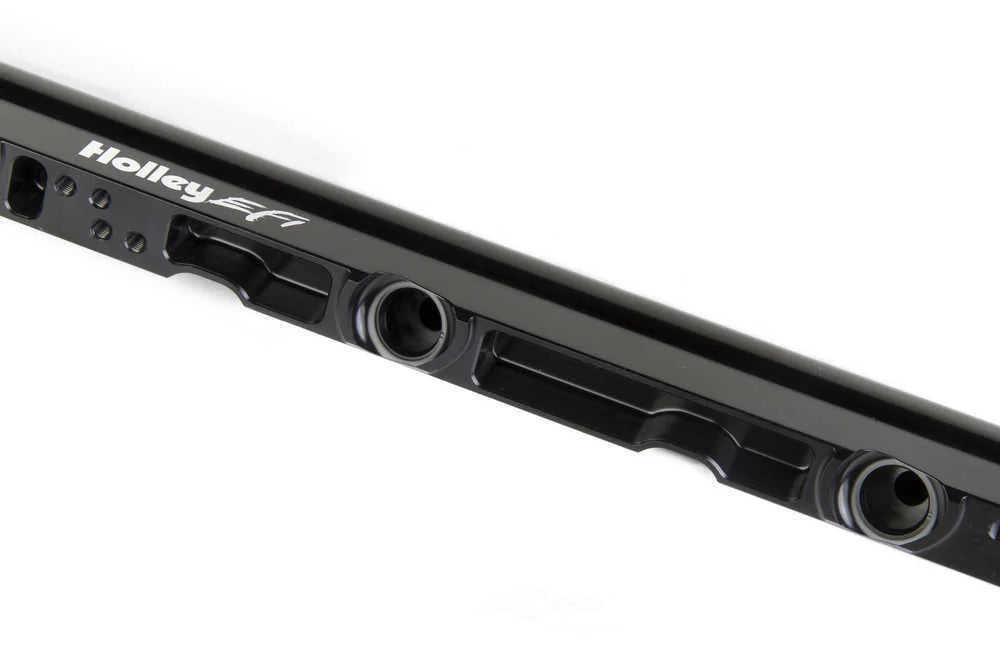 Holley EFI Holley EFI Fuel Rails - Fits factory intakes 534-209 fits LS1 / LS2 / LS3 / LS6 / L99 - Back View