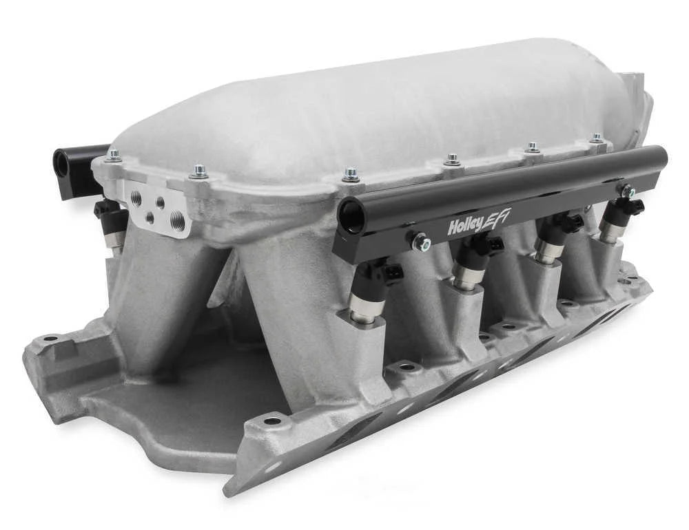 Holley EFI Holley Hi-Ram EFI Manifold 300-242 fits Ford 351W - Back View