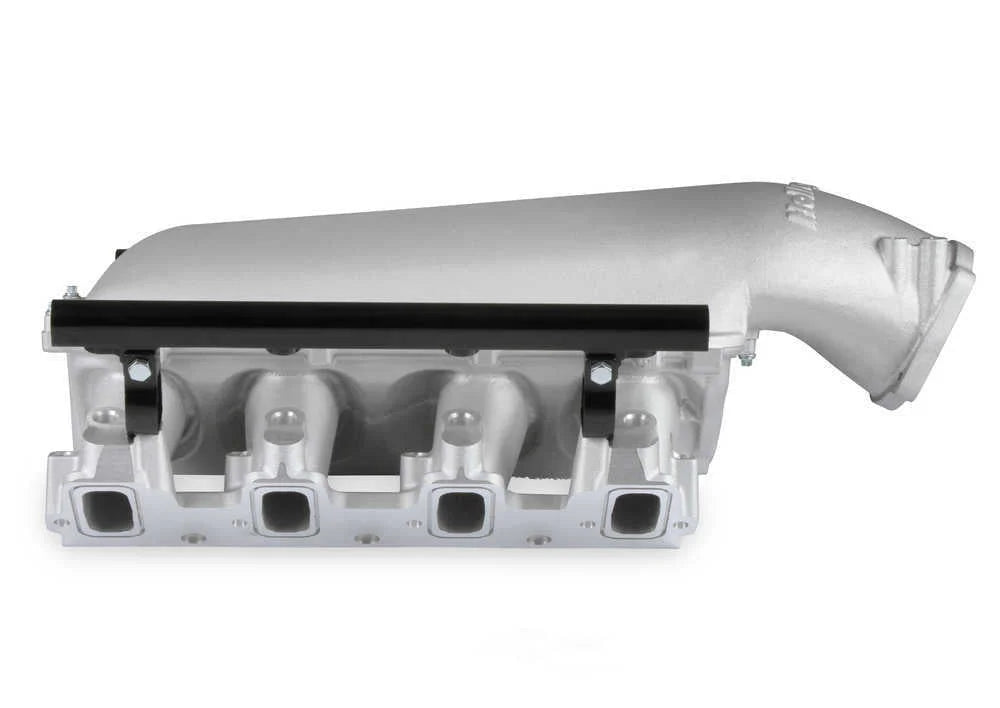 Holley EFI Holley Lo-Ram Manifold Kit Single Injector- Satin 300-679 fits GM LS3 / L92 - Installation View