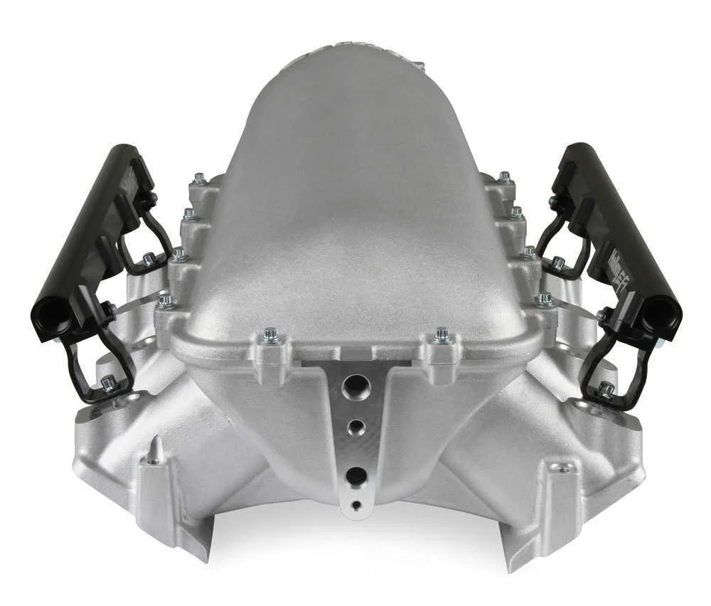 Holley EFI Holley Lo-Ram Manifold Kit Single Injector- Satin 300-679 fits GM LS3 / L92 - Additional View 6