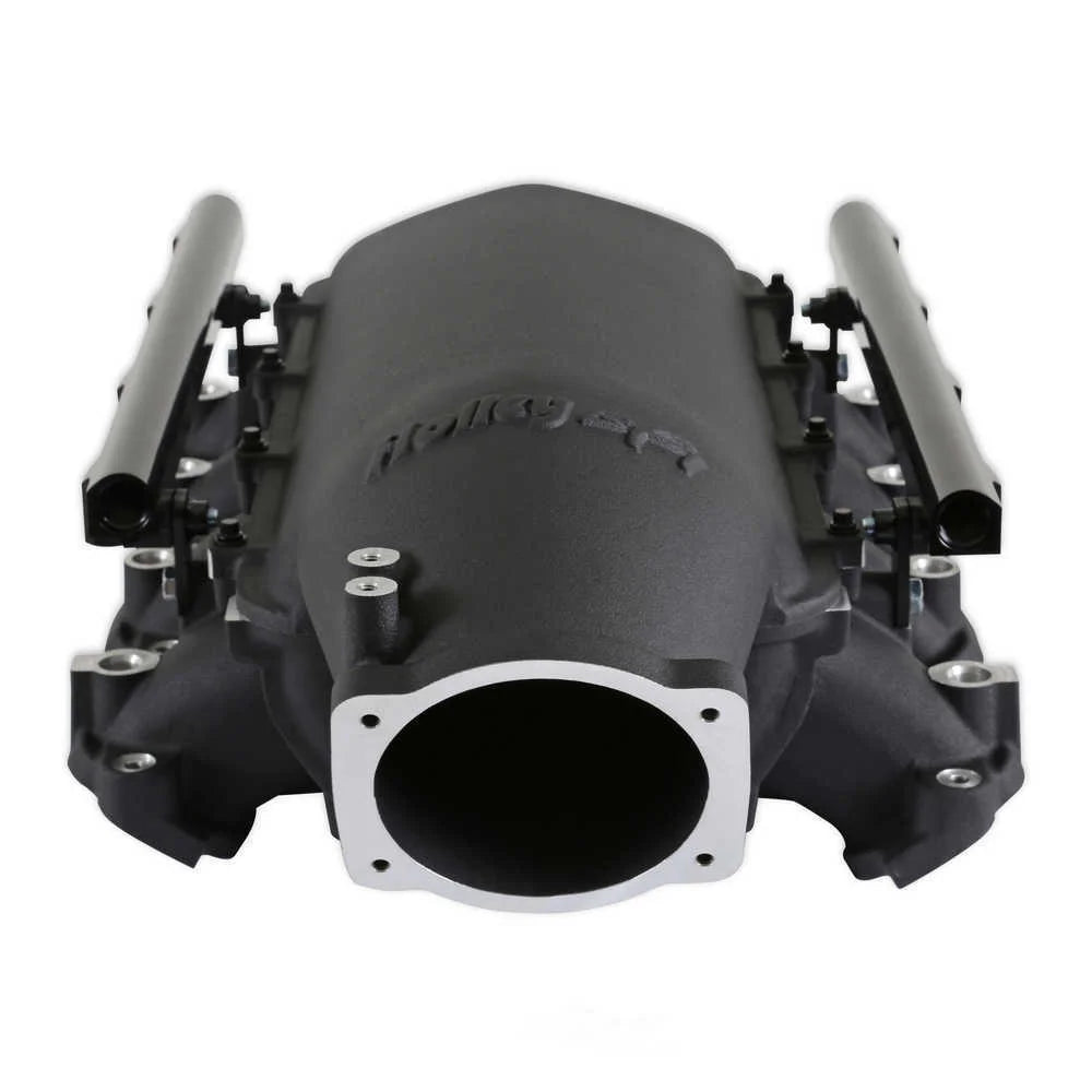 Holley EFI Holley Lo-Ram Manifold Kit and Port Injection Fuel Rails 300-718BK fits GM Gen V LT - Installation View