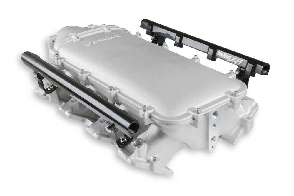 Holley EFI Holley Modular Ultra Lo-Ram EFI Manifold 300-621 fits LS1 / LS2 / LS6 - Installation View
