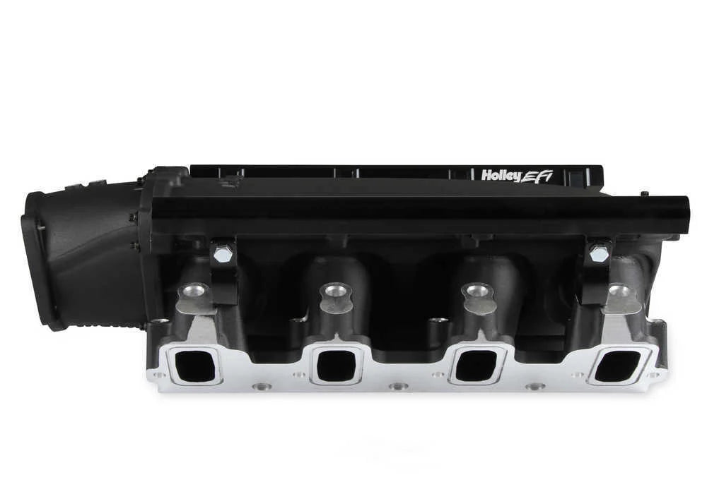 Holley EFI Holley Ultra Lo-Ram Manifold Kit Single Injector- Black 300-680BK fits GM LS3 / L92 - Additional View 8