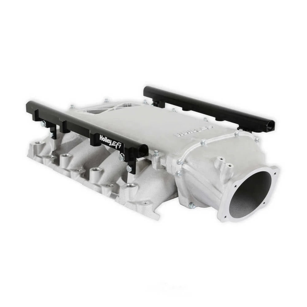 Holley EFI Holley Ultra Lo-Ram Manifold Kit and Port Injection Fuel Rails 300-719 fits GM Gen V LT - Installation View