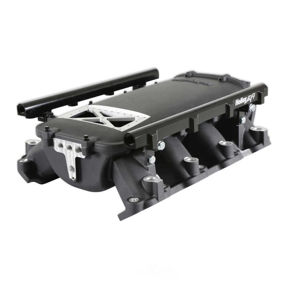 Holley EFI Holley Ultra Lo-Ram Manifold Kit and Port Injection Fuel Rails 300-719BK fits GM Gen V LT - Additional View 7