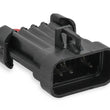Load image into Gallery viewer, Holley EFI Low Profile Dual Sync Distributor 8.2" Hi-Ram Intake Manifold 565-211 fits Ford SBF - Back View