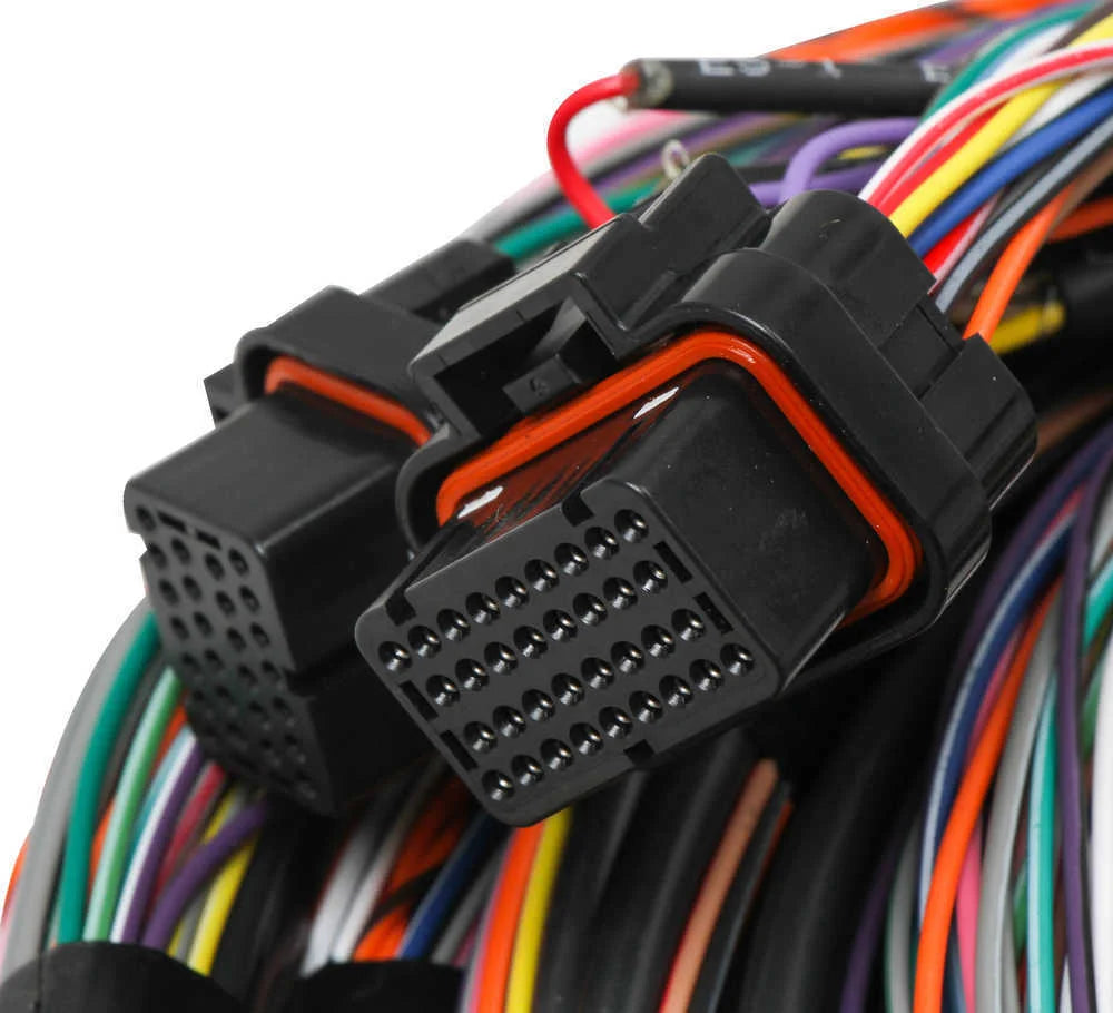 Holley EFI Pre-Terminated J1A / J1B 15' Flying Lead Main Harness 558-126 - Side View