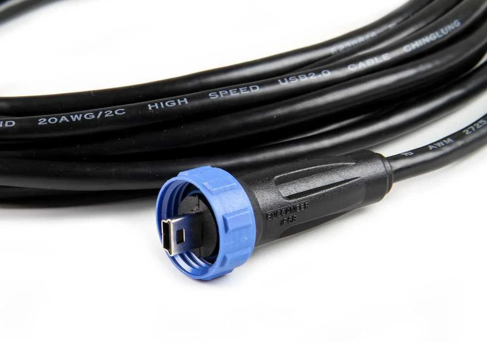 Holley EFI Sealed USB Cable 15' 558-438 - Side View