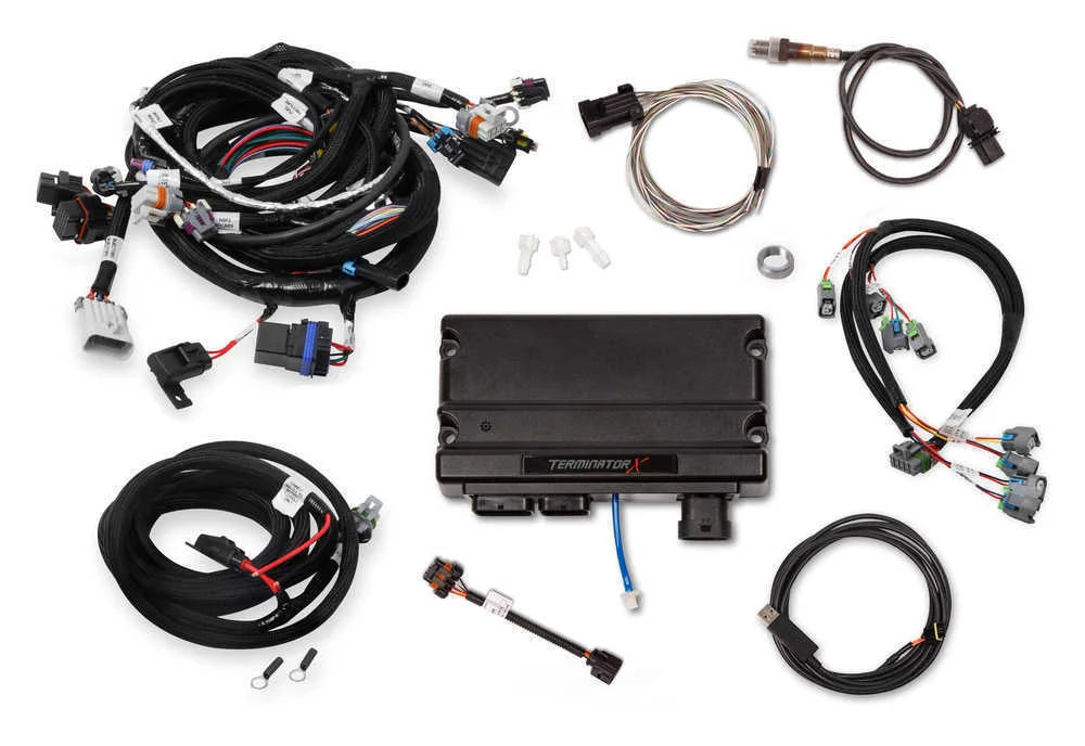 Holley EFI Terminator X 550-905T fits GM Gen IV Truck 4.8 / 5.3 / 6.0L / LS2 / LS3 - Side View