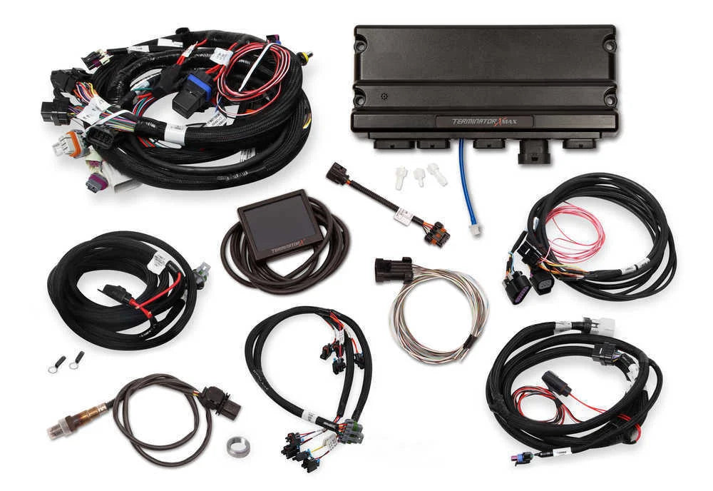 Holley EFI Terminator X Max 550-927 fits GM Gen III Truck 4.8 / 5.3 / 6.0L - Side View