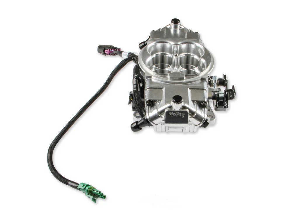 Holley EFI Terminator X Stealth 4150 - Shiny 550-1001 - Side View