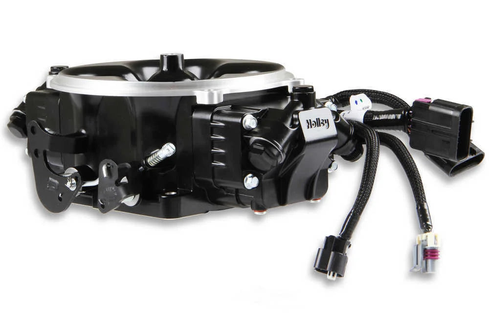 Holley EFI Terminator X Stealth 4500 Throttle Body - Black 534-302 - Additional View 12