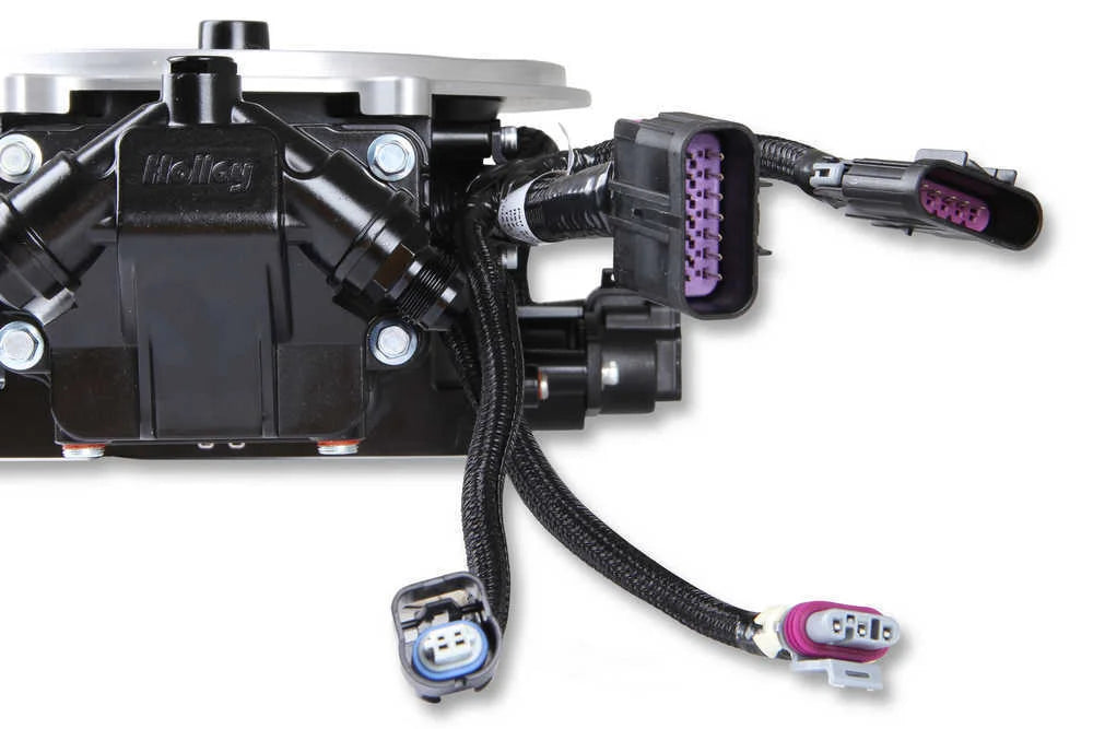 Holley EFI Terminator X Stealth 4500 Throttle Body - Black 534-302 - Additional View 14