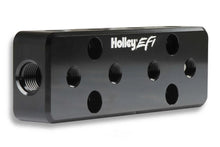 Load image into Gallery viewer, Holley EFI The Holley EFI Vacuum Manifold is an excellent vacuum or boost reference source. 534-52 - Back View