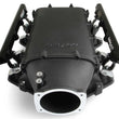 Load image into Gallery viewer, Holley EFI Ultra Lo-Ram Manifold Kit - Black Finish 300-621BK fits LS1 / LS2 / LS6 - Back View