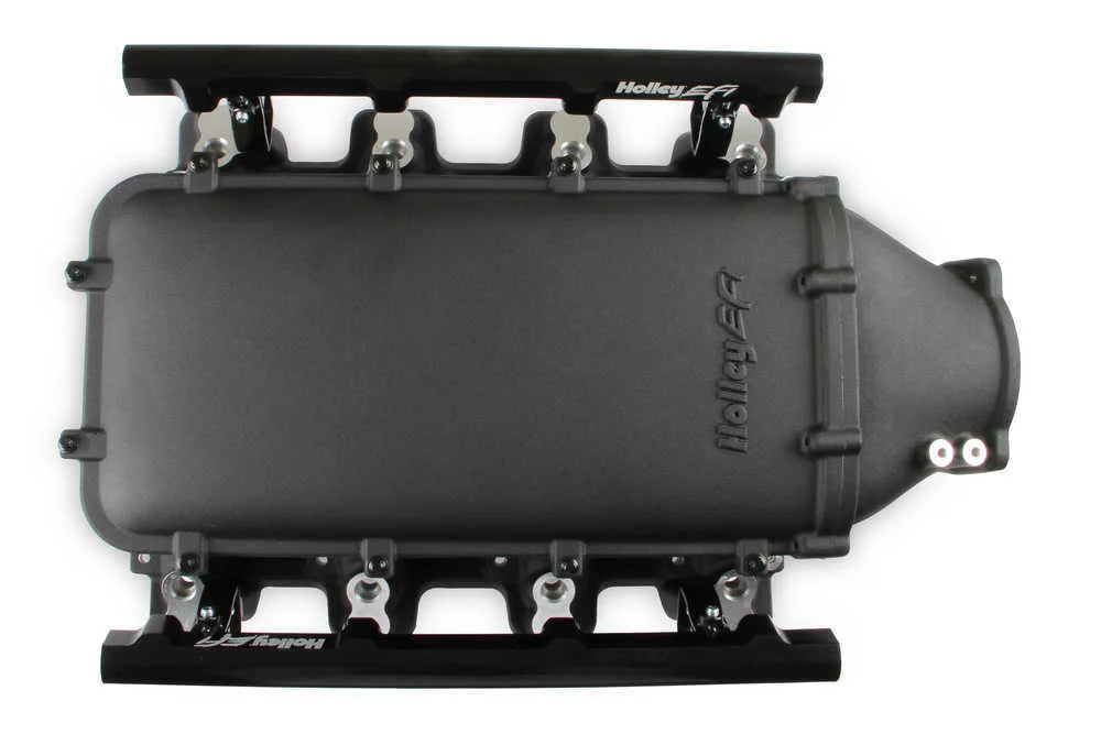 Holley EFI Ultra Lo-Ram Manifold Kit - Black Finish 300-621BK fits LS1 / LS2 / LS6 - Additional View 5