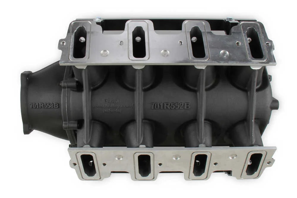 Holley EFI Ultra Lo-Ram Manifold Kit - Black Finish 300-621BK fits LS1 / LS2 / LS6 - Additional View 6