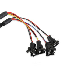 Load image into Gallery viewer, Holley EFI V8 over Manifold, Bosch Style Injector Harness 558-200 fits V8 - Back View