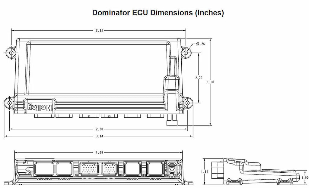 Holley EFI With Coil on Plug Main and Sub Harness with EV1 Injector Harness 550-655 - Installation View
