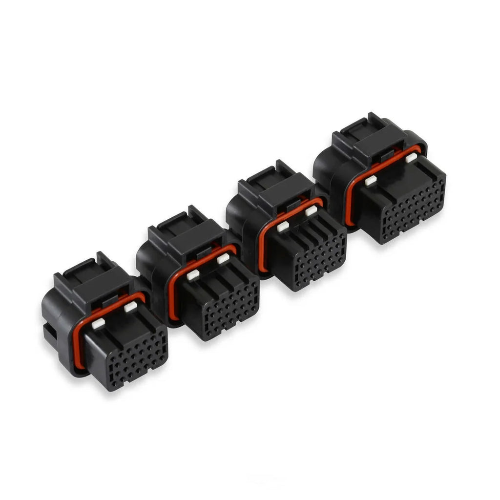 Holley EFI j2A, j2B, j3, j4 Connector & Pin Kit 558-408 - Back View