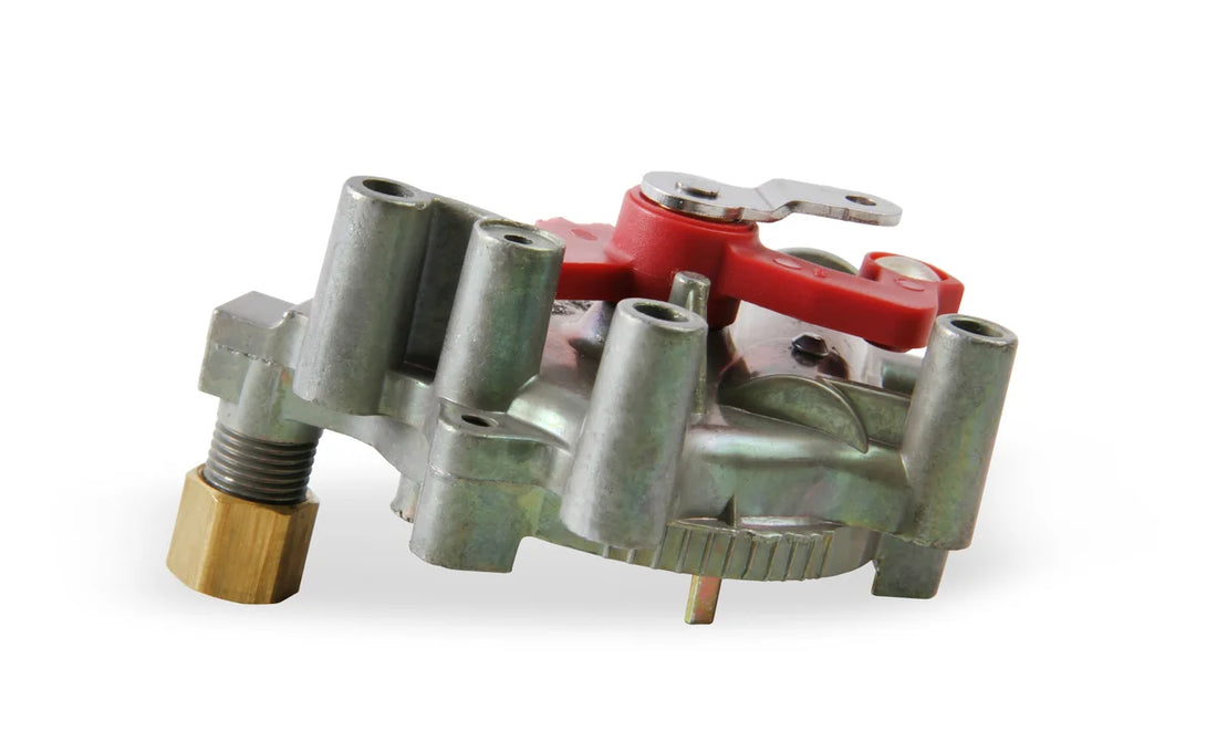 Holley Electric Choke Conversion Kit Standard Finish w/External Vacuum Source 45-224 - Back View