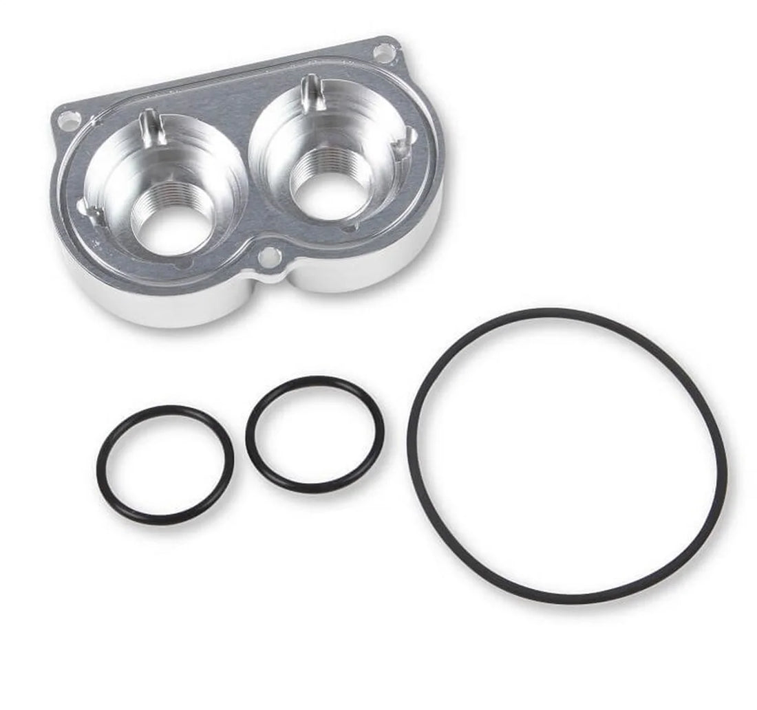 Holley Endplate Conversion Kit 12-3000 Dual Inlet 12-3002 - Side View