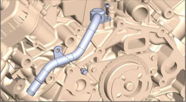 Holley Engine Heater Hardline Adapter Kit 300-901 fits Ford 7.3L Godzilla - Additional View 7