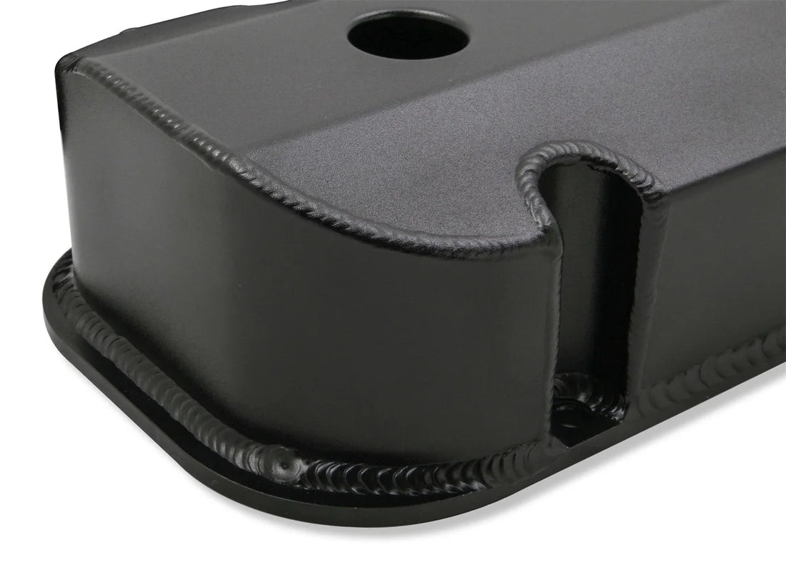 Holley - Fabricated Aluminum - Short Bolt - Black 241-281 - Installation View