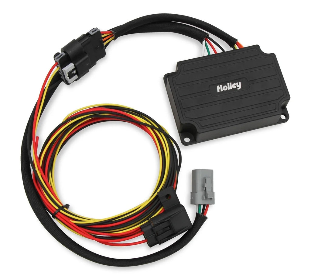 Holley Fuel Cell Pump Module Assembly 12 Bolt Flange with VR Series Brushless Fuel Pump 12-148 - Back View