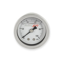Load image into Gallery viewer, Holley Fuel Gauge 0-100psi 1/8 NPT 26-507