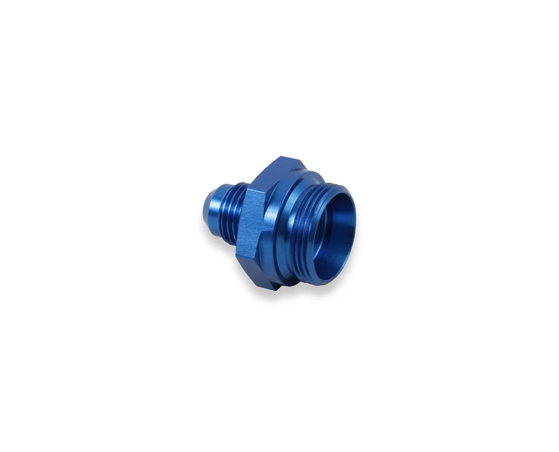 Holley Fuel Inlet Fitting For Center Hung Bowl Size 7/8-20 to -6AN - Side View