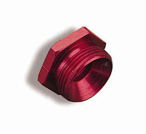 Holley Fuel Inlet Plug Aluminum Anodized 7/8-20