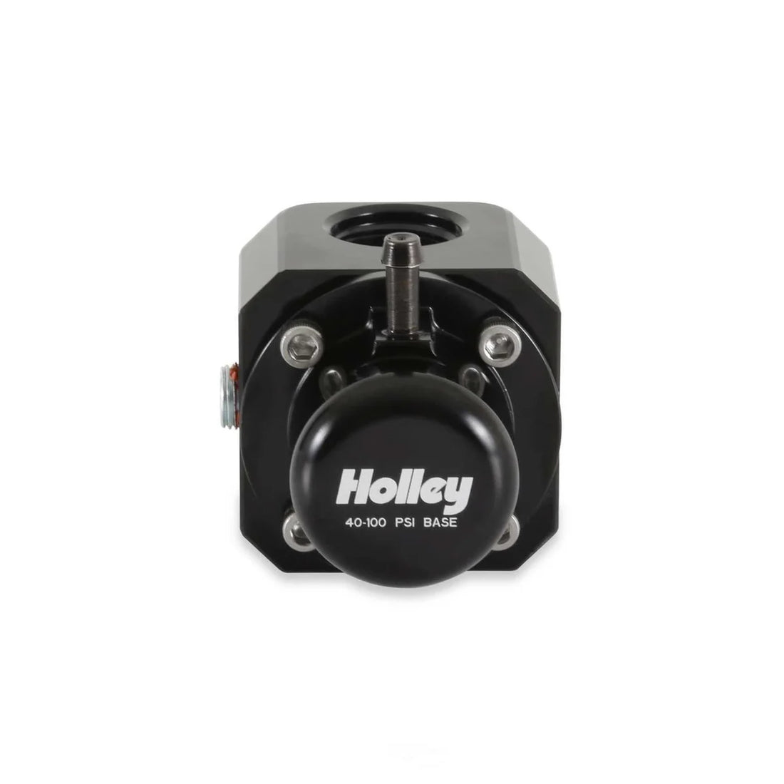 Holley Fuel Pulse Damper, 8AN, Extended Range 40-100 PSI 12-1009 - Side View