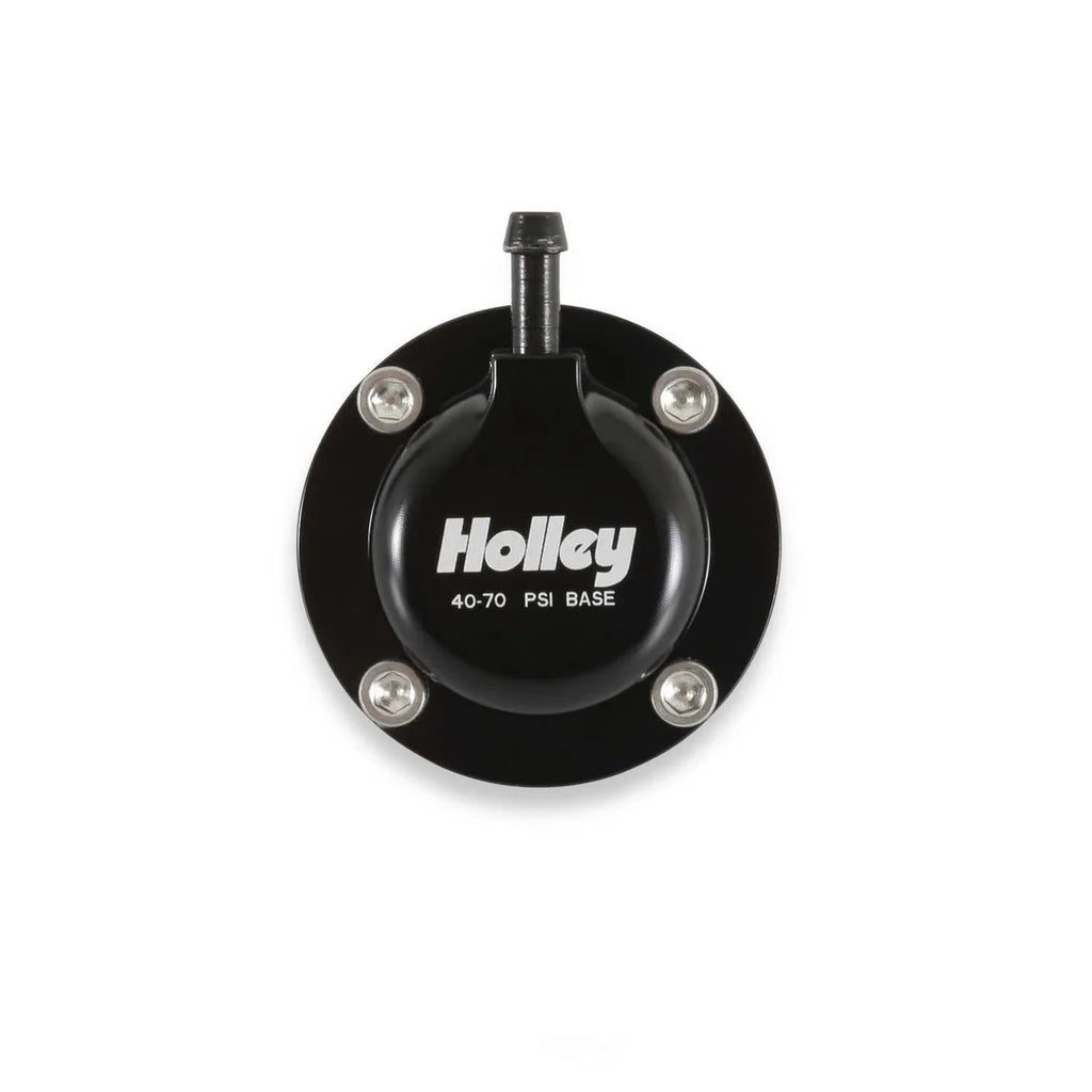 Holley Fuel Pulse Damper, 8AN, Standard Range 40-70 PSI 12-1003 - Side View