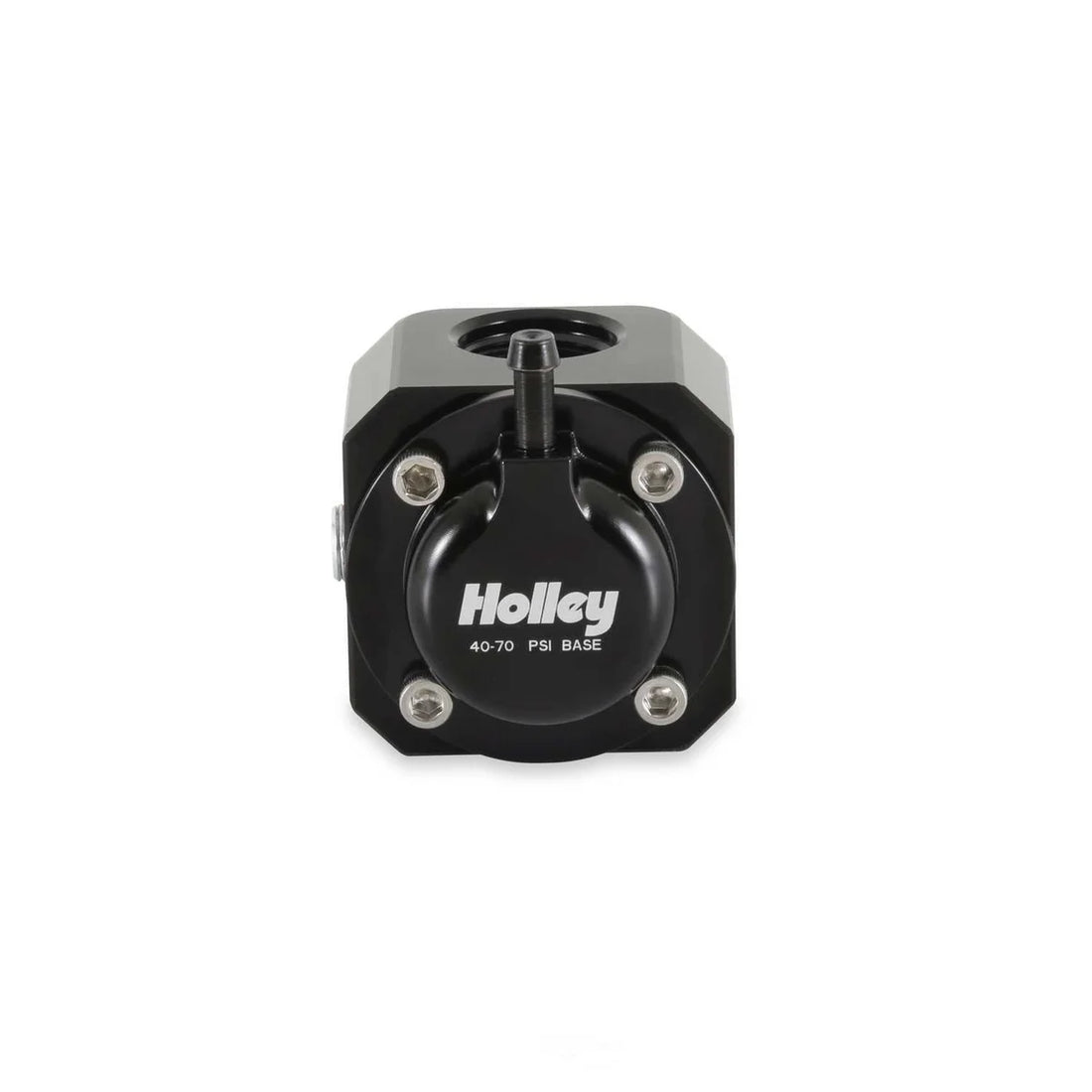 Holley Fuel Pulse Damper, 8AN, Standard Range 40-70 PSI 12-1007 - Back View