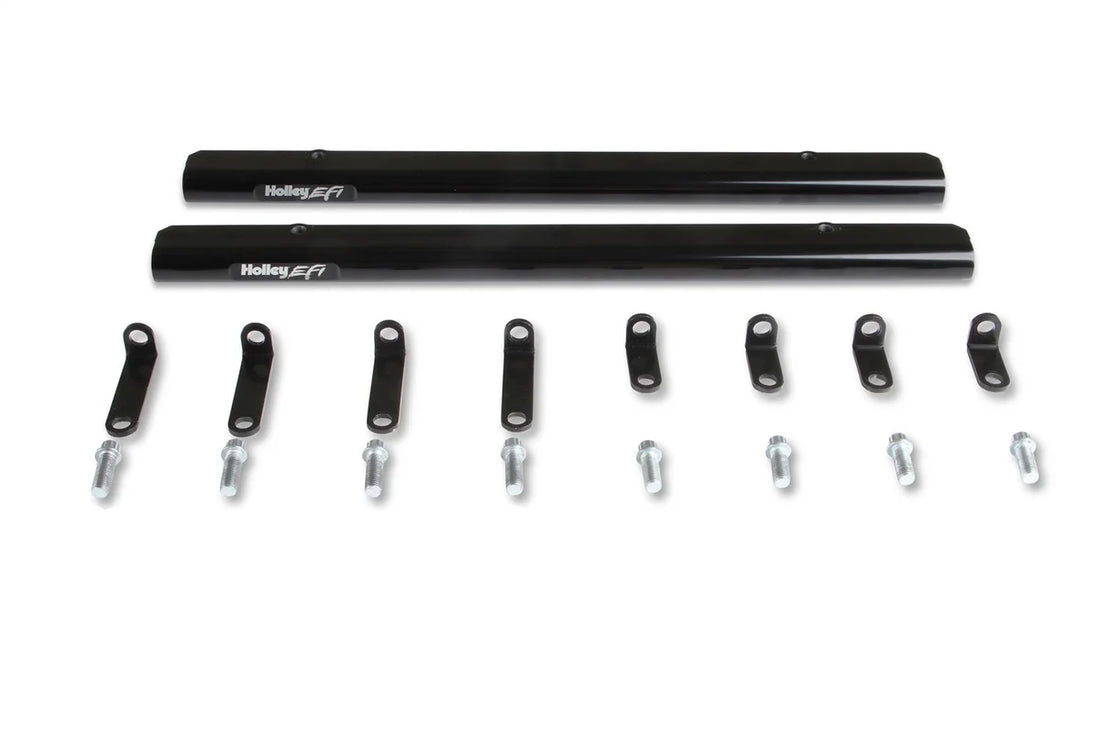 Holley Fuel Rail kit for 300-276 Holley EFI Small Block Ford Intake Manifold 534-280 - Side View