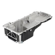 Load image into Gallery viewer, Holley GM Gen V LT Swap Oil Pan - Black - with Turbo Oil or PVC Return Port 302-20BK - Back View
