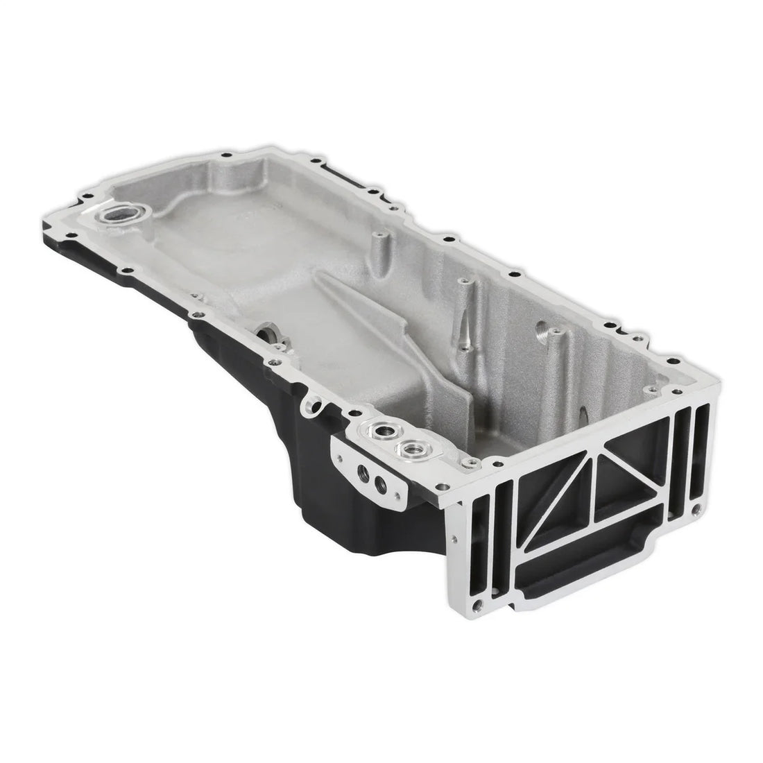 Holley GM Gen V LT Swap Oil Pan - Black - with Turbo Oil or PVC Return Port 302-20BK - Additional View 7