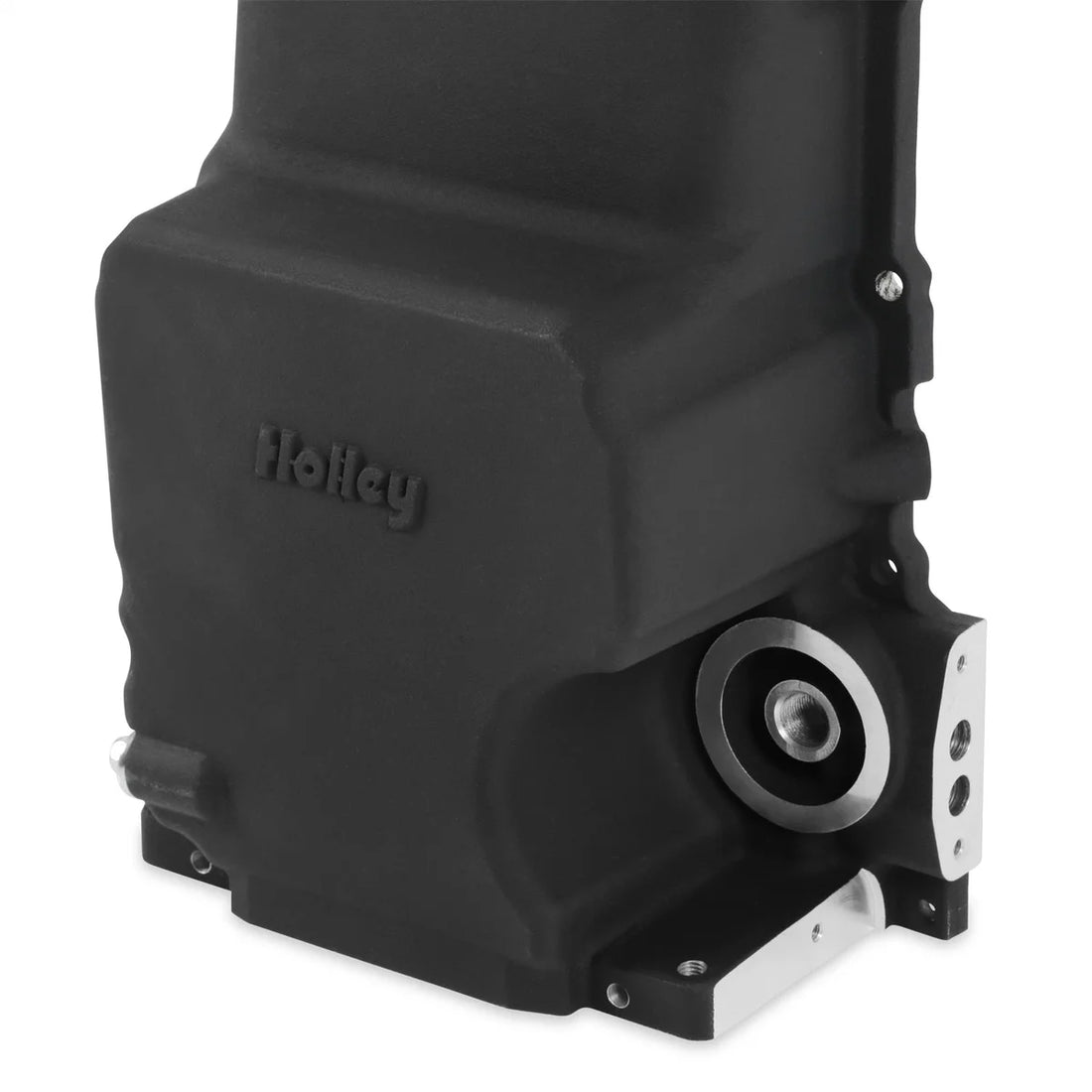 Holley GM Gen V LT Swap Oil Pan - Black - with Turbo Oil or PVC Return Port 302-20BK - Additional View 8